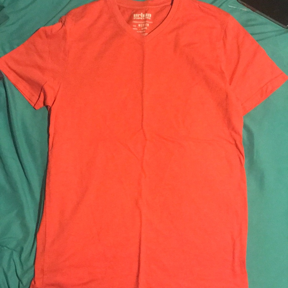 Orange v neck